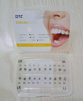 Ортодонтические брекеты серии DTC Delicate с сертификацией ISO и сроком годности 3 года