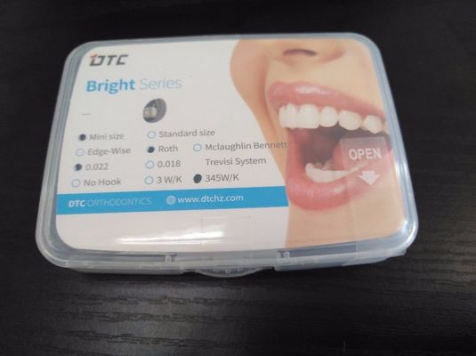 CE ISO сертифицированные стоматологические брекеты DTC Модный выбор для ортодонтического лечения