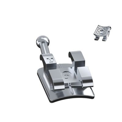 DTC Mim Monoblock Orthodontic Laser Dental Bracket MBT Roth Metal Brace с 3W/Hook