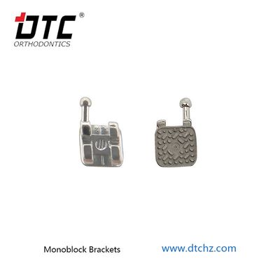 DTC Mim Monoblock Orthodontic Laser Dental Bracket MBT Roth Metal Brace с 3W/Hook