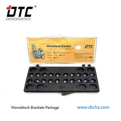 DTC Mim Monoblock Orthodontic Laser Dental Bracket MBT Roth Metal Brace с 3W/Hook