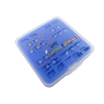 Ортодонтическое лечение с помощью DTC Sapphire Bracket Dental Brace Стандарт ISO