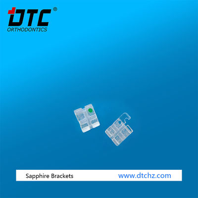 Ортодонтическое лечение с помощью DTC Sapphire Bracket Dental Brace Стандарт ISO