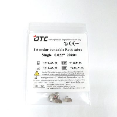Точная DTC CE сертифицированная нержавеющая сталь ортодонтическая ротовая трубка для ортодонтической помощи