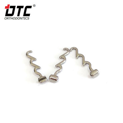0.018'/0.022' DTC Orthodontic Dental Нержавеющая сталь Скручиваемый крюк короткий длинный или спиральный крюки