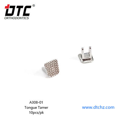 Улучшить комфорт пациента с помощью A308-01 DTC Ortho Stainless Steel Mesh Base Tongue Tamer